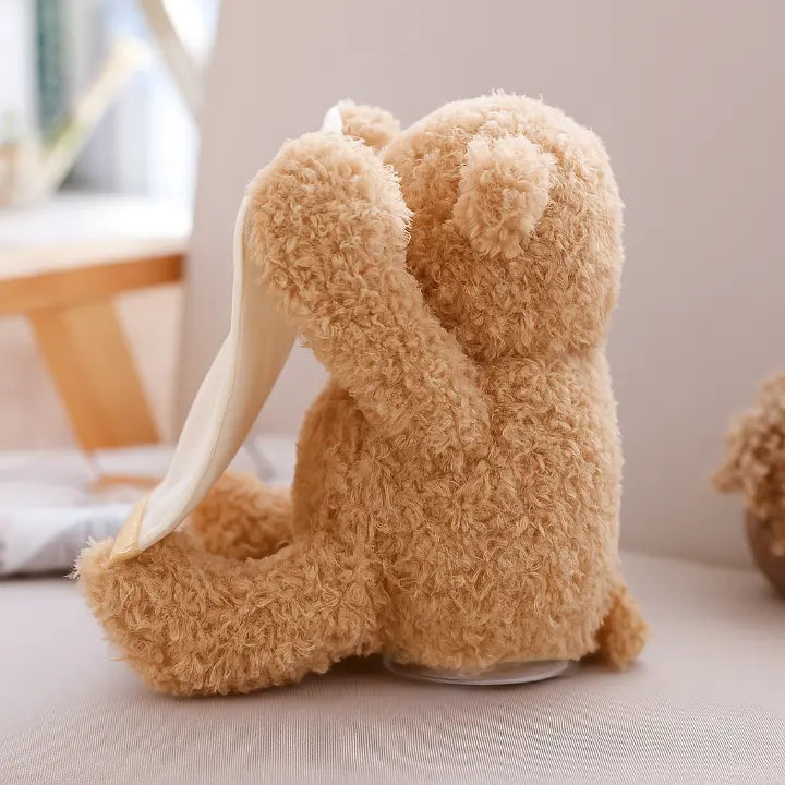 Mivoza BuddyBear Peek-a-Boo Teddy Bear with laughing sound, soft plush, and interactive features, perfect for children’s play and comfort.