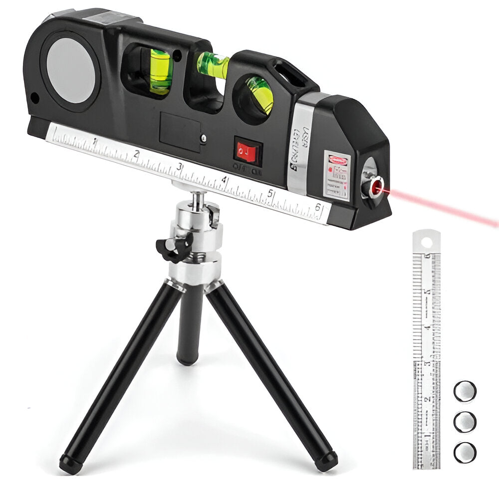 Belro multifunction laser measurer displaying digital screen and measurement buttons, used for precise distance measurements.