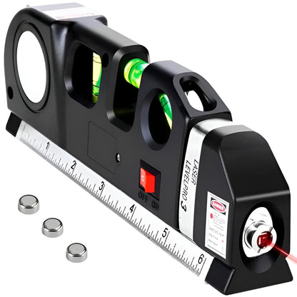 Belro multifunction laser measurer displaying digital measurements on a handheld device, used for precise distance and area measurements.