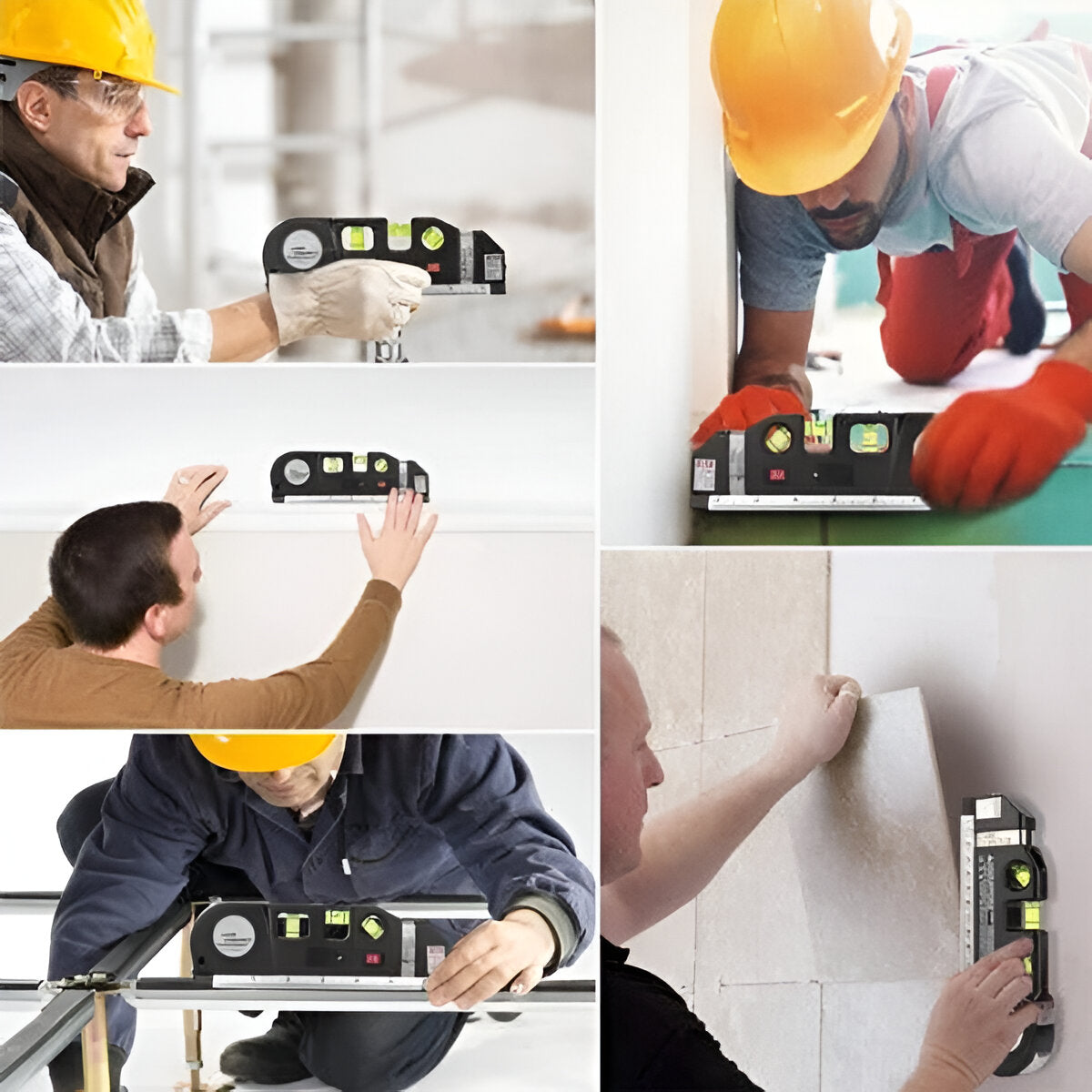 Belro multifunction laser measuring tool with digital display, designed for precise distance and area measurements in hardware projects.