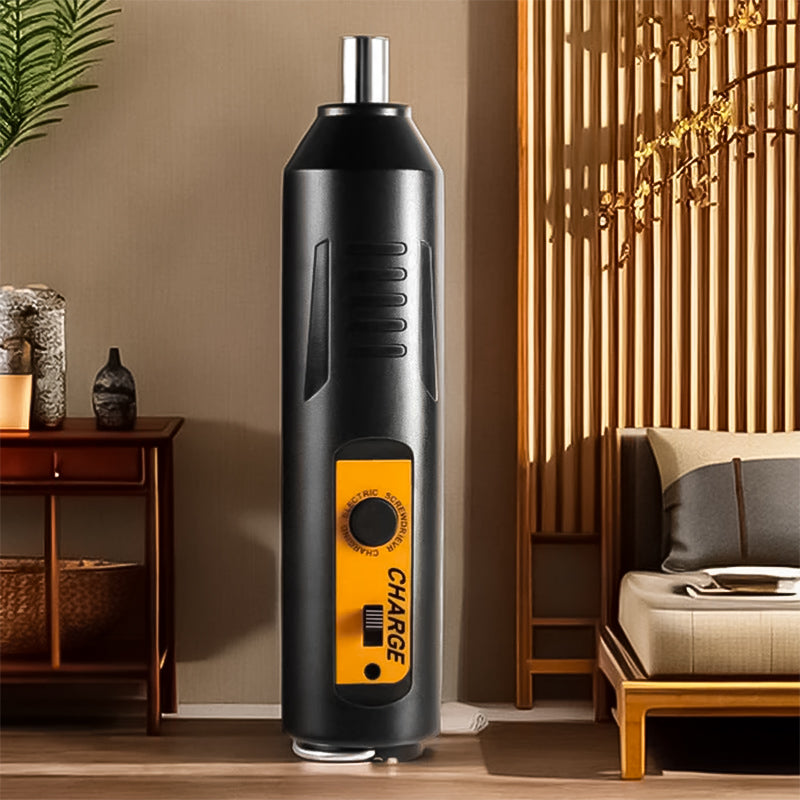 Belro portable electric screwdriver set with multiple screwdriver bits and ergonomic handle for versatile hand tool use.