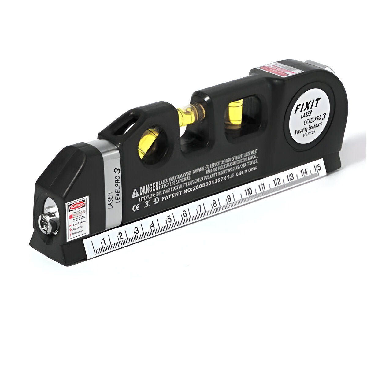 Belro multifunction laser measurer displaying digital screen and measurement buttons, a compact tool for precise distance measurements.