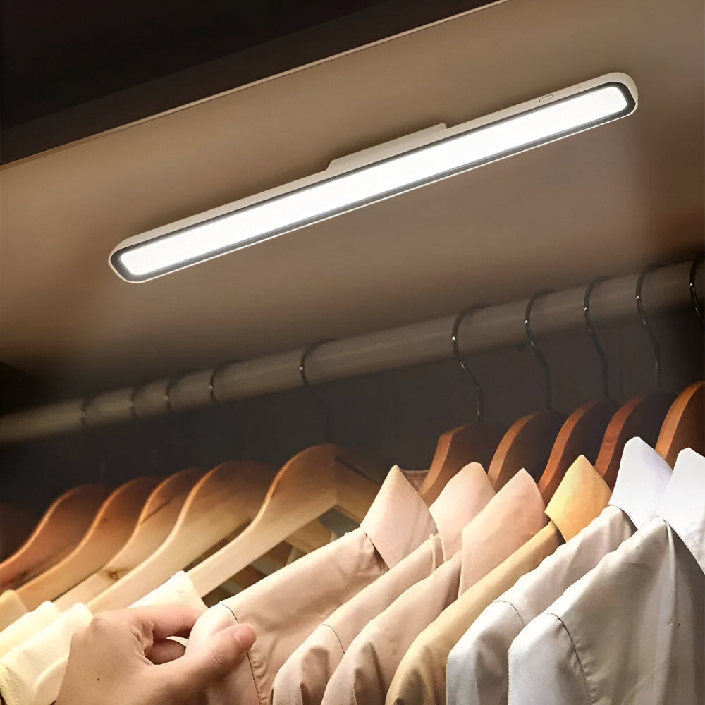 Belro portable magnetic LED work light strip with flexible design and bright illumination for electronics and lighting tasks.