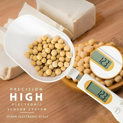 Belro digital scale spoon for precise measurements, featuring built-in electronic weighing technology for efficient power and charging use