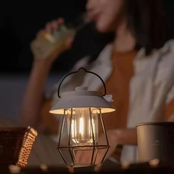 Wireless USB outdoor table lamp by Belro, portable night light with sleek design for ambient lighting outdoors.