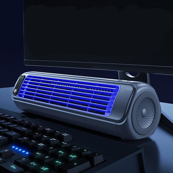 Belro silent portable air cooler for outdoor use, compact and energy-efficient cooling device for home and garden spaces.
