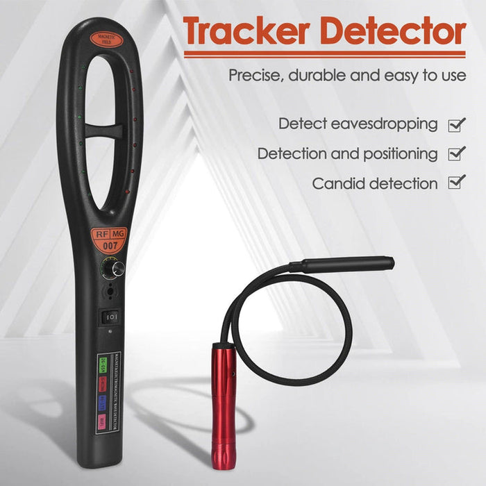 Belro GPS tracker detector with digital display, compact design, and free detection tube, designed for electronics and GPS device security.