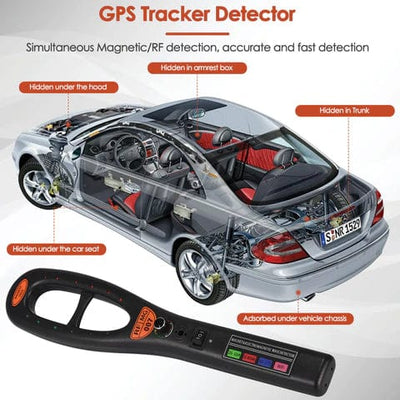 Belro GPS tracker detector with sleek design, showing detection tube and latest technology for electronic GPS device security.