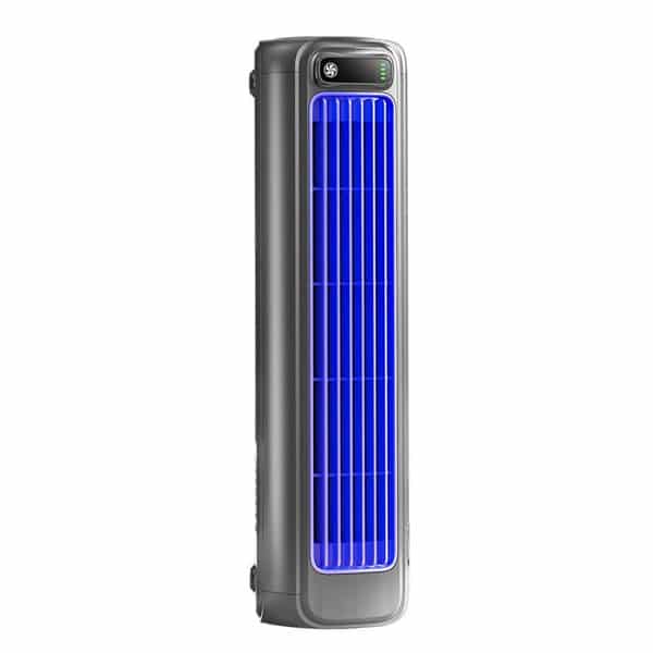 Belro silent portable air cooler for outdoor use, compact home and garden cooling device with sleek design.