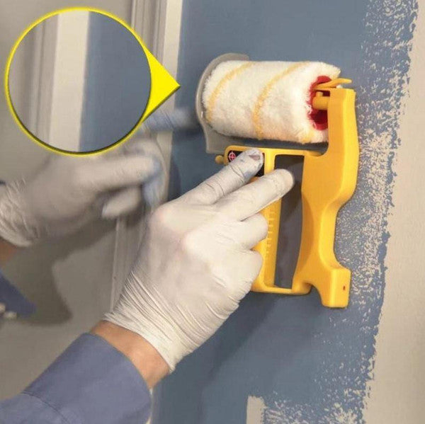 Belro paint roller with trimmer attached, tool for painting and edge trimming, durable hardware tool for home improvement projects