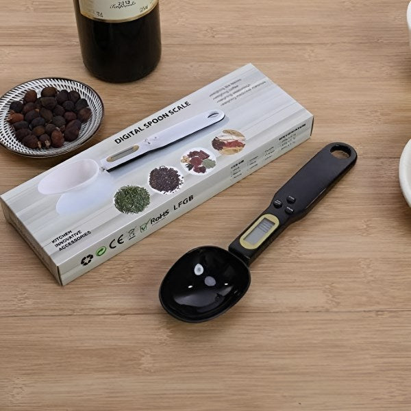 Belro digital scale spoon for electronics, featuring built-in weighing function for precise measurements in power and charging systems.