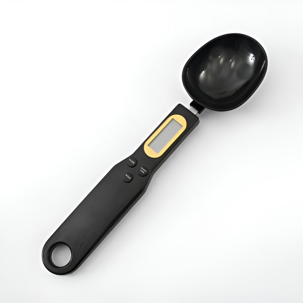 Belro digital spoon with built-in scale for precise measurements, featuring electronic power and charging capabilities.