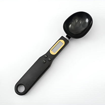 Belro digital spoon with built-in scale for precise measurements, featuring electronic power and charging capabilities.