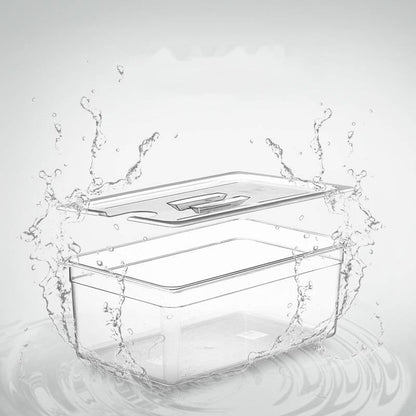Belro sous vide container for food storage, featuring a clear lid and durable construction for precise temperature control in kitchen.