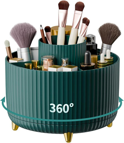 Belro cosmetic organizer bag with multiple compartments, ideal for travel and toiletries storage