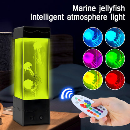 Belro Jellyfish Lamp for outdoor decor, with glowing jellyfish design suitable for home and garden outdoor spaces.
