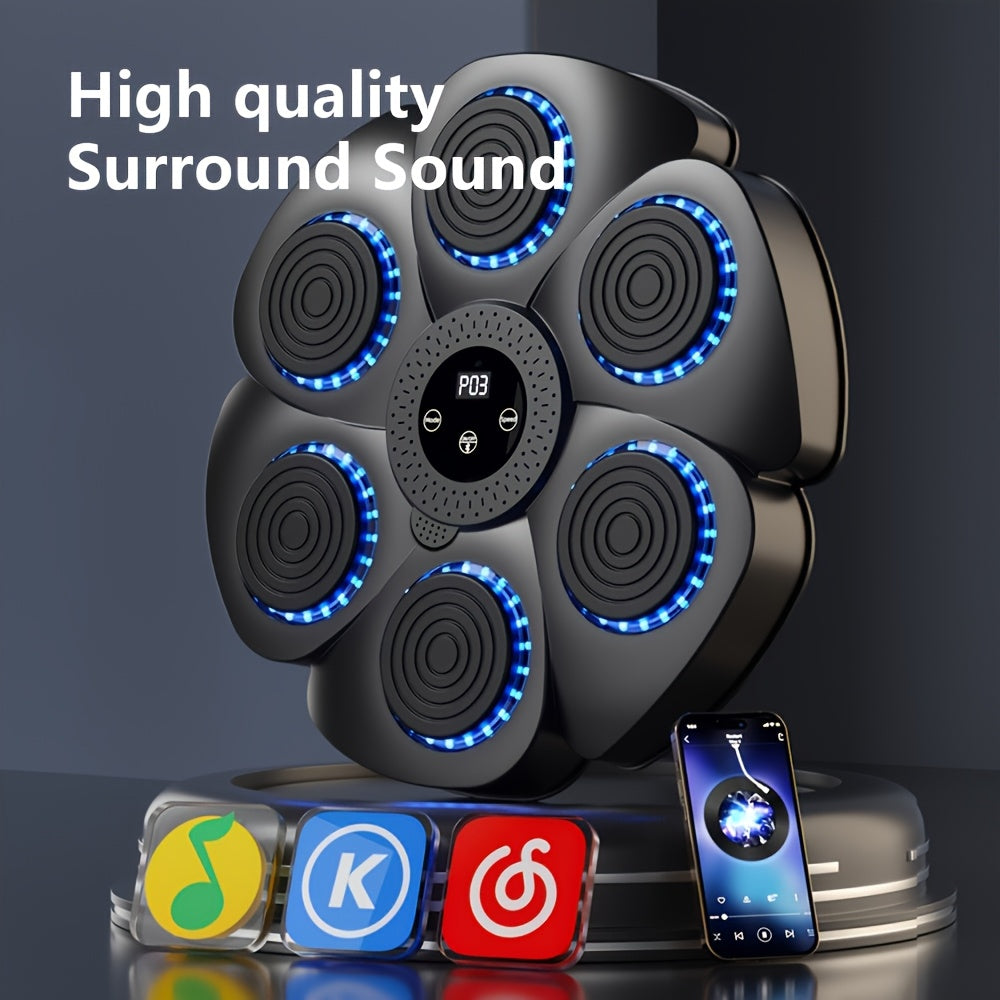 Belro wireless music boxing machine with USB rechargeable wall target, designed for men's fitness training.