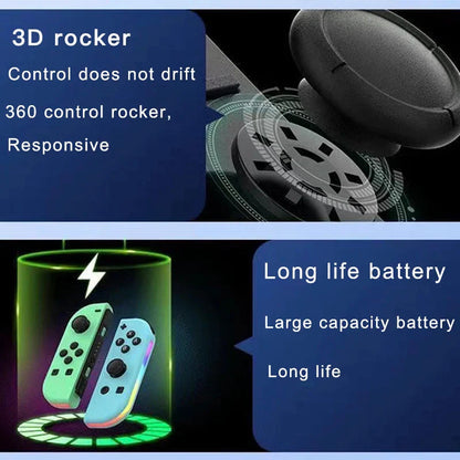 Belro Switch wireless controller for Nintendo Switch with ergonomic design and button layout, suitable for gaming sessions.