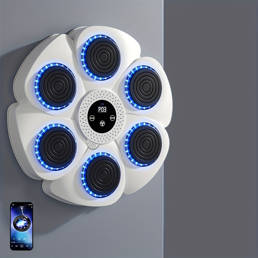 Wireless music boxing machine by Belro, USB rechargeable wall target for men's fitness training with clothing.