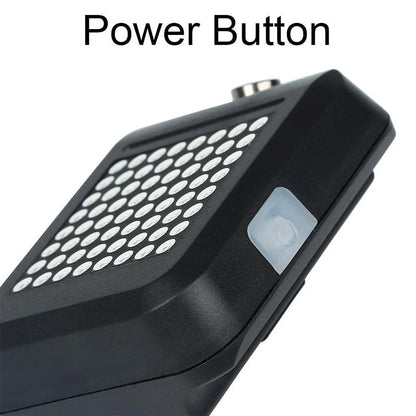 Belro Intelligent LED bicycle blinkers worn on men's clothing, featuring bright, energy-efficient LED lights for visibility and safety.