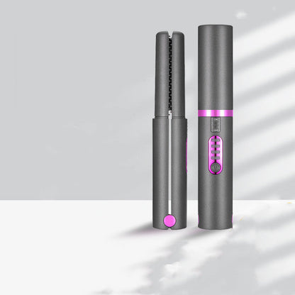 Belro USB charging mini wireless travel hair iron for quick styling, compact design perfect for on-the-go hair care.