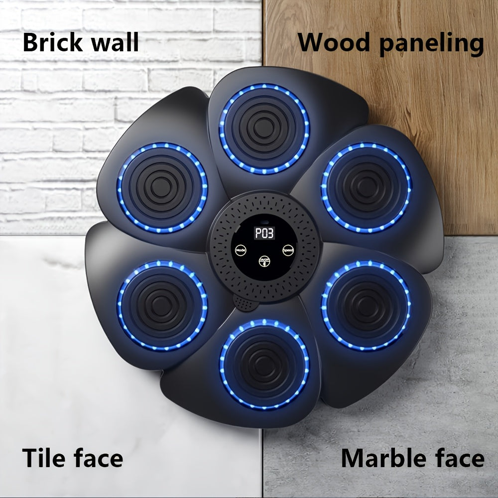Belro wireless music boxing machine with USB rechargeable wall target, designed for men's fitness and boxing training.