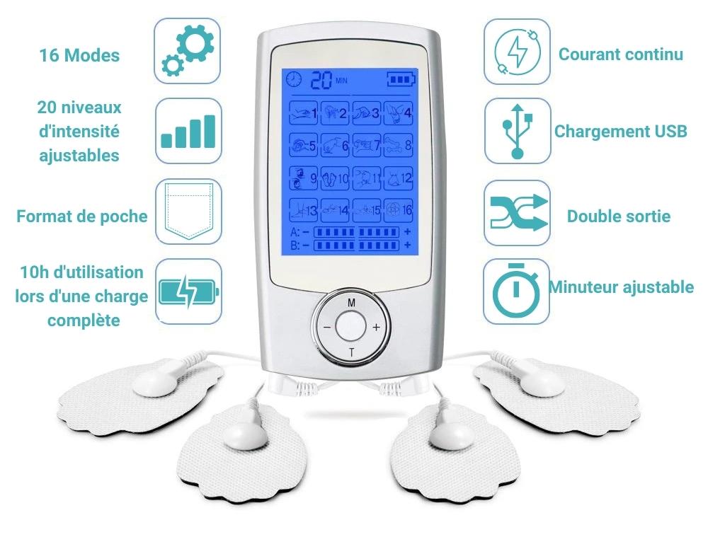Belro Tens Electrolysis Machine for electronics, showing the device with control panel and electrode attachments.