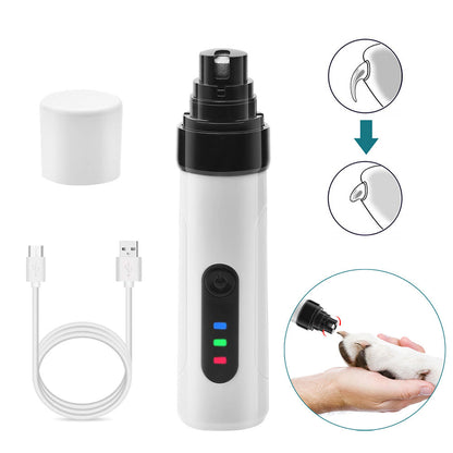 Belro pet nail trimmer for dogs, with ergonomic handle and safety guard, used for grooming and trimming dog nails.