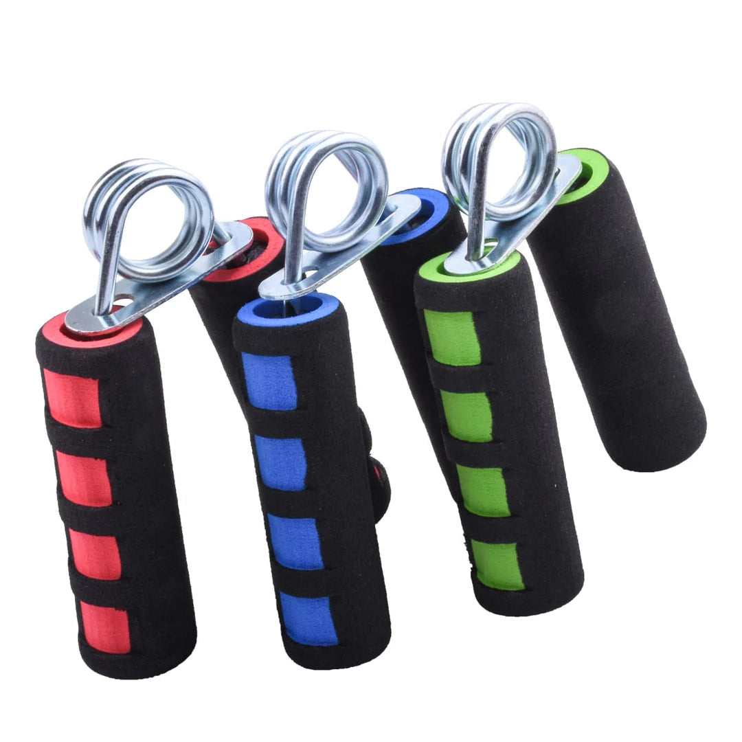 Belro Strong Grip hand trainer for men, used for fitness and relaxation, shown in the image with textured grip and adjustable settings.