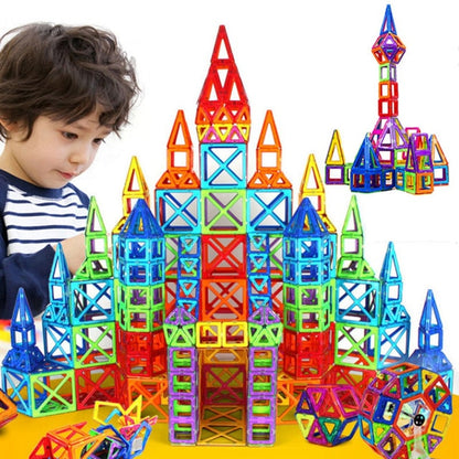 Belro Toy Mini Magnetic Building Blocks for Kids, colorful plastic pieces designed for creative construction and play.
