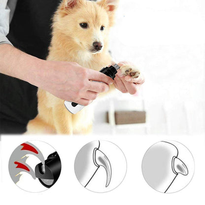 Belro pet nail trimmer for dogs, showing ergonomic handle and trimming blade, ideal for grooming and nail care.