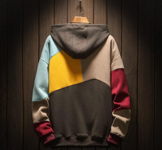 Vintage Belro fleece hoodie with a cozy, soft texture and classic design, suitable for casual and activewear.