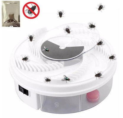 Belro rotating electric fly trap with UV light and fan for indoor insect control, designed to attract and trap flying pests.