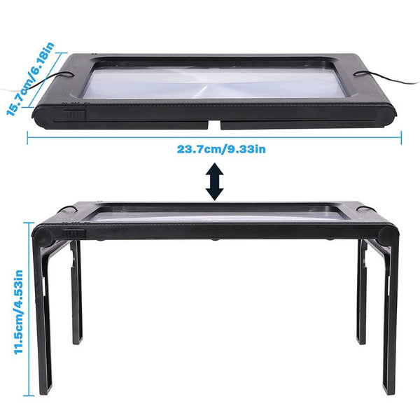 Belro reading magnifier for the elderly, handheld optical magnifier with large lens for easy reading and close-up vision.