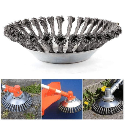 Belro weeding brush head attachment for brushcutter, designed for effective garden weed removal and durable outdoor use.