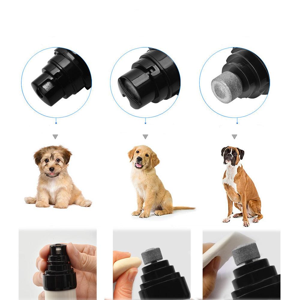 Belro pet nail trimmer for dogs, showing the ergonomic handle and stainless steel blade for safe grooming.
