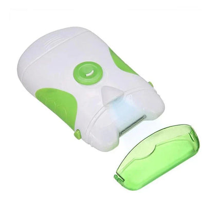 Belro electric nail clipper with precision LED light, compact nail grooming tool for safe and accurate trimming.