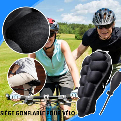 Belro 3D inflatable bicycle seat cushion for outdoor use, providing comfort and support for bike riders.