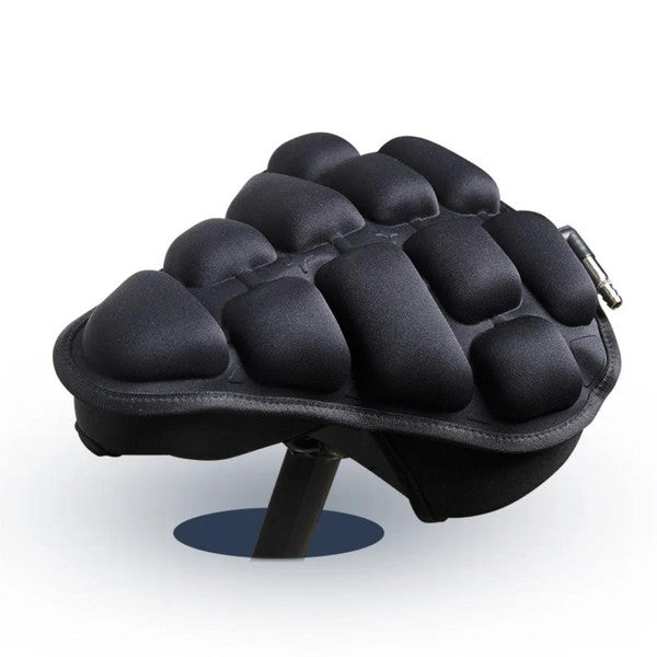 Belro 3D inflatable bicycle seat cushion for outdoor use, providing comfort and support for cycling enthusiasts.