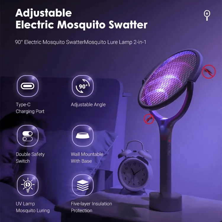 Belro electric mosquito zapper for outdoor pest control, featuring UV light and fan to attract and eliminate mosquitoes effectively.