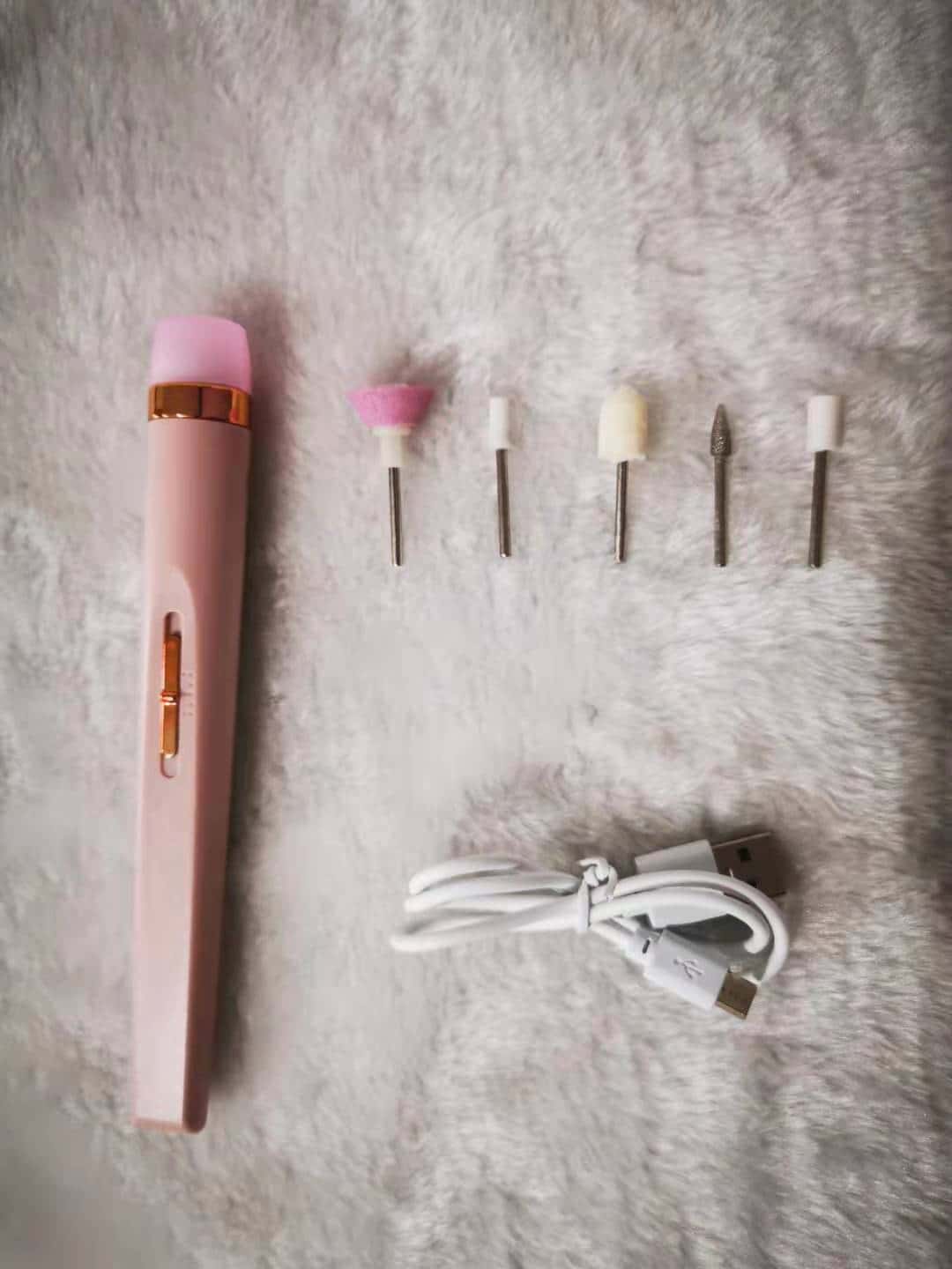 Belro professional electric salon manicure kit with nail files and tools for at-home nail care and grooming.
