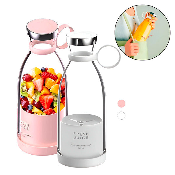 Belro Juice Blender for the Road, compact kitchen appliance with a clear blending jar and modern design, ideal for fresh juice on the go.