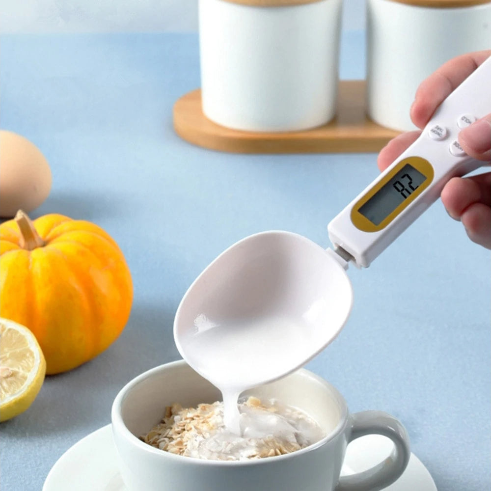 Digital measuring spoon by Belro, a sleek electronic kitchen tool for precise ingredient measurement.