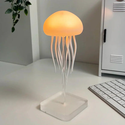 Colorful Dancing Jellyfish Lamp by Belro, outdoor home decor with illuminated, animated jellyfish design for garden or patio ambiance.