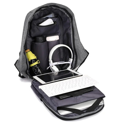 Belro waterproof anti-theft backpack designed for electronics and laptops, featuring secure compartments and durable materials.
