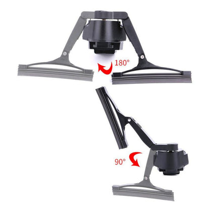 Belro motorcycle helmet windscreen wiper attached to helmet visor for clear visibility during rides.