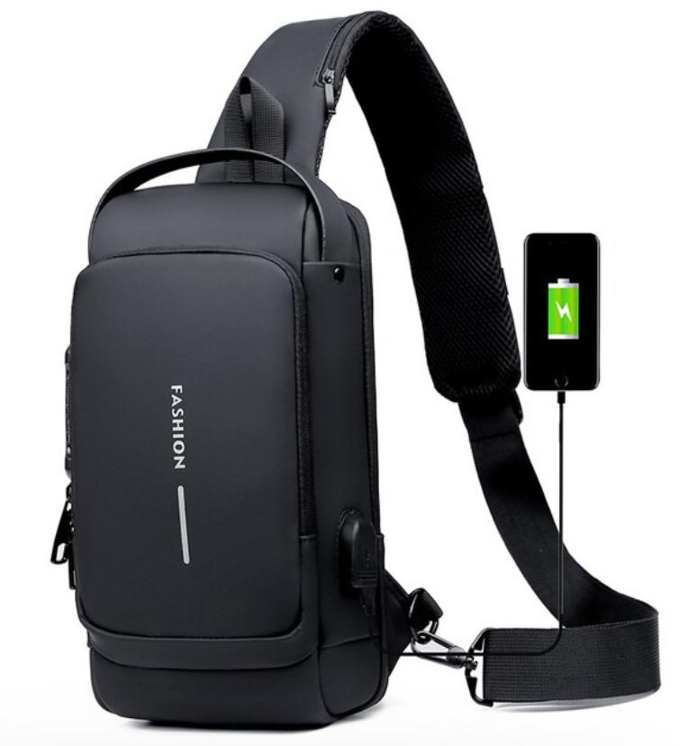 Belro carbon fiber anti-theft backpack with sleek design, multiple compartments, and secure zipper closures for travel and daily use.