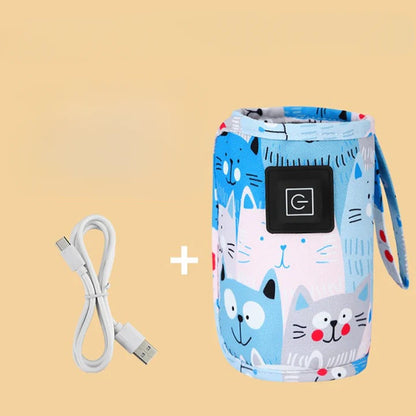 Belro mobile bottle warmer for baby feeding, compact device designed to warm baby bottles safely and evenly.