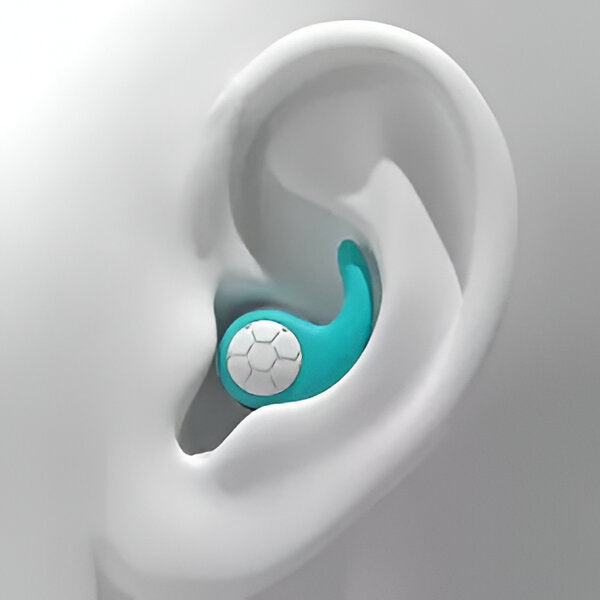 Silicone noise-canceling earplugs from Belro designed for comfort and sound protection in health and beauty applications.