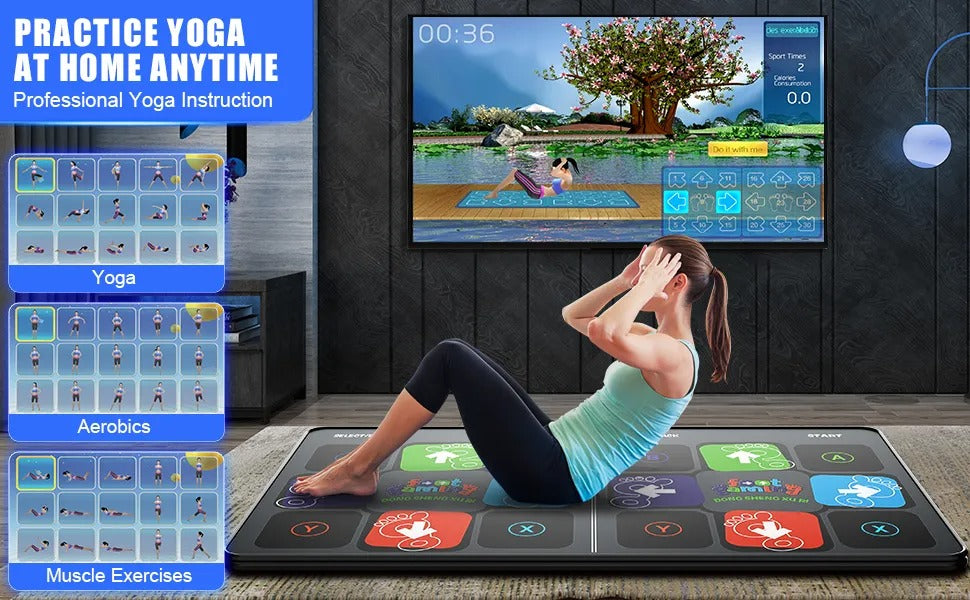 Colorful dance mat for children by Belro, featuring a playful design perfect for active kids' toys and games.